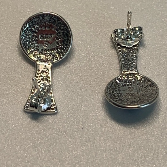 Silpada - Shube Vintage Petite Rare Sterling Silver & Amethyst Post Earrings - Picture 15 of 16